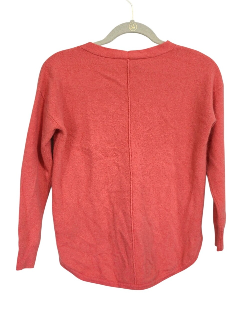 Talbots Pink Cashmere V-neck Sweater Sp Quiet Luxury Minimalist Capsule - Picture 2 of 3